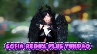 Elder Scrolls V Skyrim Sofia Redux and yundao HDT hair