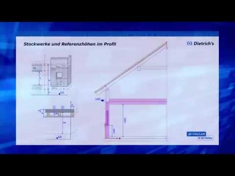 Stockwerke und Referenzhöhen im Profil