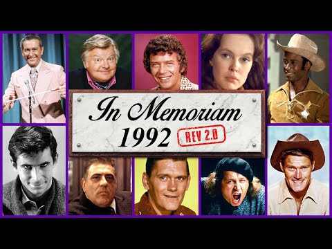In Memoriam 1992: Famous Faces We Lost in 1992 rev2