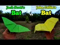 Bat Vs Bat Paper Planes Flying Comparison and Making Tutorial