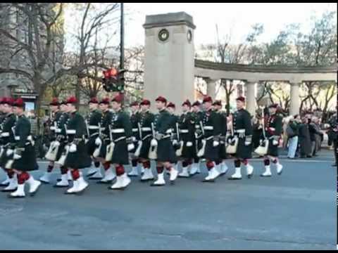 The Black Watch Regiment of Canada (R.H.R.) - 2010 Remembrance Day Parade 2010