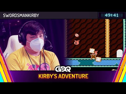 Kirby's Adventure by swordsmankirby in 49:41 - Summer Games Done Quick 2024
