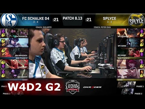 FC Schalke 04 vs Splyce | Week 4 Day 2 S8 EU LCS Summer 2018 | S04 vs SPY W4D2