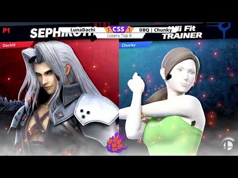 Clemson Smash Series 28 - Losers Eighths - LunaDachi (Sephiroth) vs. Chunky (Wii Fit Trainer) - SSBU