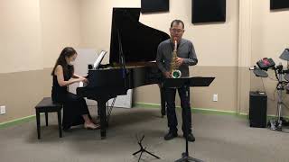 Lucie Robert « Cadenza », Hitoshi Kondo (Alto Saxophone) and Aki Nakao (Piano)