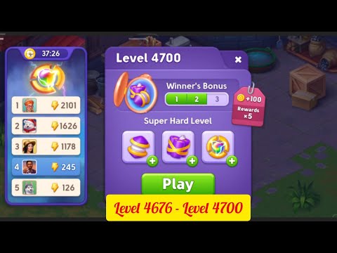 Mystery Matters : ( Level 4676 - Level 4700 )