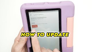 Amazon Fire Kids Tablet: How to Update