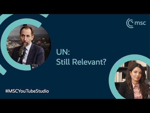 Zeid Ra’ad Al Hussein on Fear, Progress & the UN | MSC YouTube Studio 2026