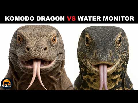 What Is The Difference Between Komodo Dragons And Asian Water Monitors?
