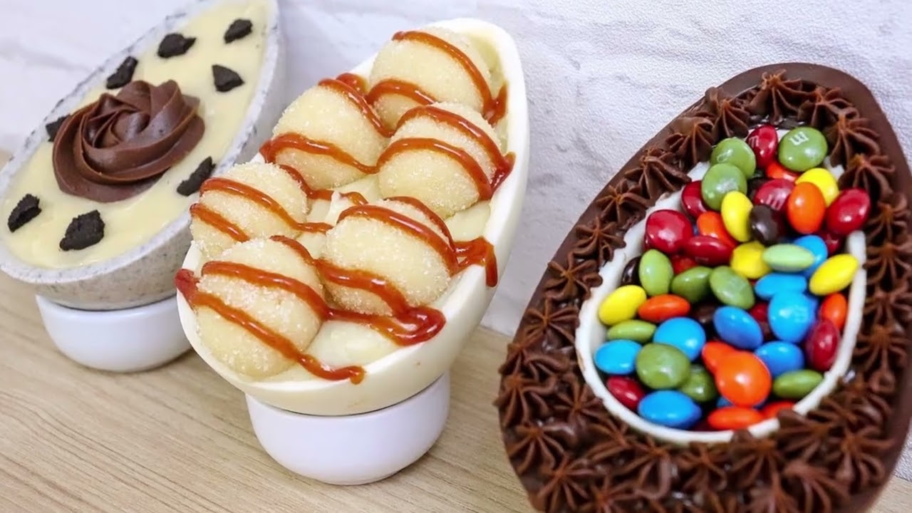 INSPIRAÇÕES DE OVOS DE PÁSCOA