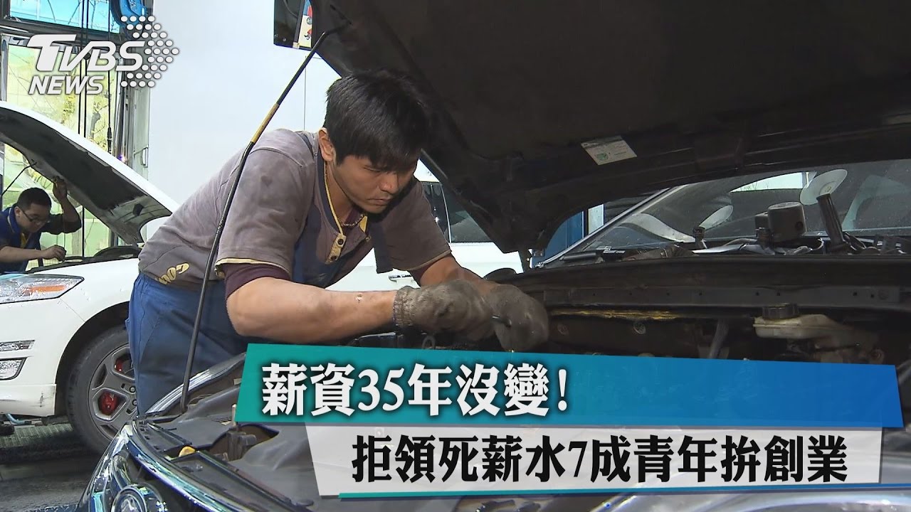 薪資35年沒變!拒領死薪水7成青年拚創業