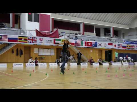2017 남원 코리아 오픈 인라인스케이트 클레식 슬라럼 Hartmanis Klaudia(POL)