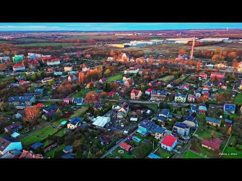 Zabrze z drona - Mikulczyce widok z lotu ptaka