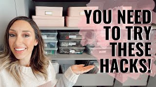 AFFORDABLE organization hacks for families! + how to organize in a PRACTICAL way! | Jordan Page