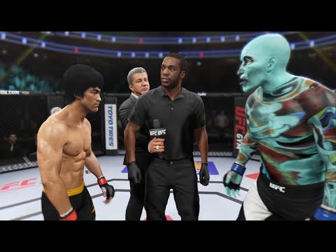 Bruce Lee vs. Skull Attack - EA Sports UFC 2 - Dragon Fights 🔥🐲