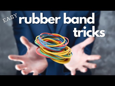 Best Rubber Band Tricks For Beginners - Easy Magic Tricks #rubberbandtricks #easymagictricks
