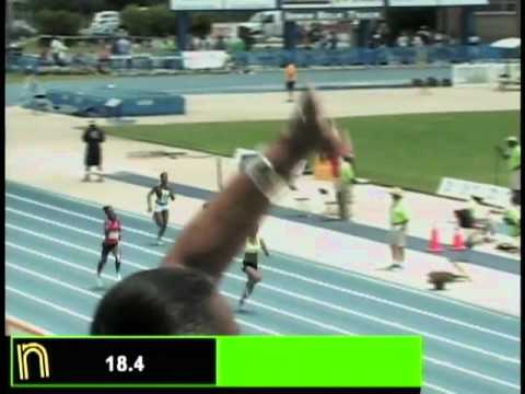 Girls 200m EE Prelim Heat 2 - New Balance Outdoor Nationals 2011