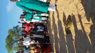 Prophets catch huge snake at cleansing ceremony Prophets catch huge snake at cleansing ceremony