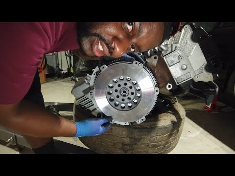 Clutch, Transmission, and Engine Install on Ebony || Turbo E36 Build [Ep. 21]