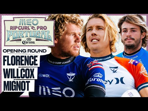 John John Florence, Jacob Willcox, Marco Mignot | MEO Rip Curl Pro Portugal 2024 - Opening Round