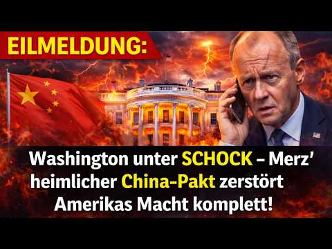 BREAKING NEWS: Washington in SHOCK – Merz’s secret China pact completely destroys America’s power!