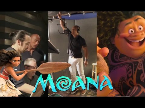 Lin-Manuel Miranda & Dwayne 'The Rock' Johnson making of the song 