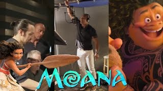 Lin-Manuel Miranda & Dwayne 'The Rock' Johnson making of the song 