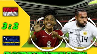 Download lagu FULL HD HIGHLIGHT TIMNAS INDONESIA VS CURACAO -  3 : 2 || FIFA MATCHDAY SEPTEMBER 2022 mp3