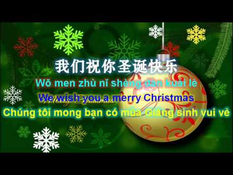 We wish you a merry christmas chinese version b n d ch ti ng vi t