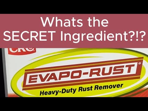 What's the Secret Rust Remover in EVAPO-RUST by Mass Spec Everything on LCMS