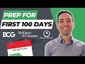 Starting Strong at MBB: What I Wish I'd Known for My First 100 Days