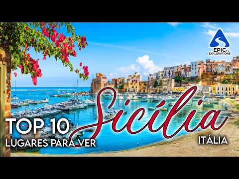 Sicília, Itália: Top 10 Lugares e Locais Mais Bonitos para Visitar | Guia de Viagem 4K