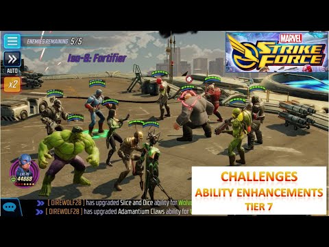 [*/\*] Marvel Strike Force - Challenges - Ability Enhancements - TIER 7