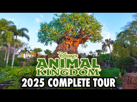 Disney's Animal Kingdom 2025 - Walkthrough & Rides at Walt Disney World [4K]