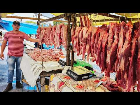 MILHO E FEIJÃO MADURO NA FEIRA EM NEVES. ISTO É NORDESTE!