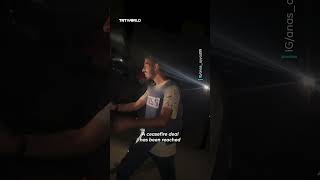 Download lagu Palestinian journalists celebrate ceasefire announcement in Gaza mp3 Download lagu Palestinian journalists celebrate ceasefire announcement in Gaza mp3