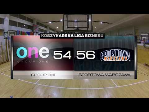 Group ONE vs Sportowa Warszawa - I kolejka - Warszawa - Koszykarska Liga Biznesu