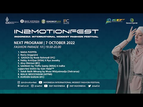 INDONESIA INTERNATIONAL MODEST FASHION FESTIVALIN2MOTIONFEST - Fashion Parade 10