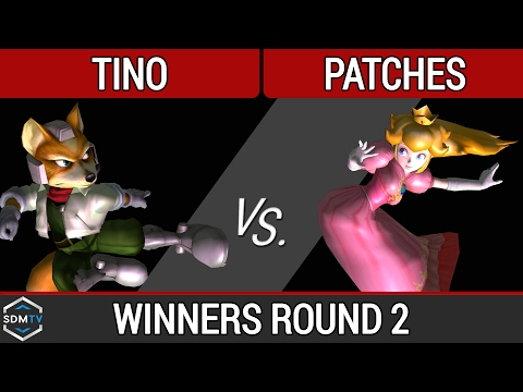 SDSU Biweekly 54 - B2S | Tino (Fox) vs. Patches (Peach) - SSBM WR2 - Smash Melee