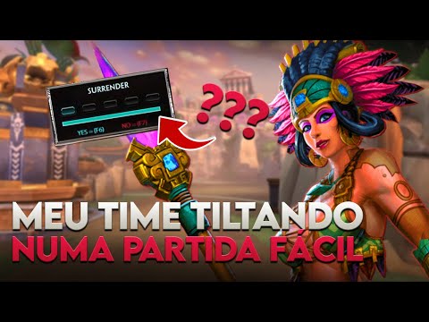 AWILIX JUNGLER, MEU TIME TILTANDO NUMA PARTIDA FÁCIL! F6? - ⚡ Smite BR Ranked Conquista
