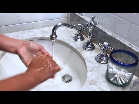 Washing hands with water alone may remove flu virus better than sanitizer