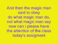 School of Rock Zach's Song Lyrics 