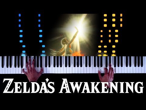 The Legend of Zelda: Breath of the Wild - Zelda's Awakening - Piano|Synthesia Video