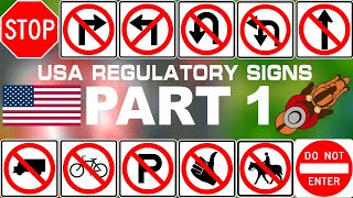 Download lagu Traffic Signs | Road Signs USA | Regulatory Signs Compilation Part 1 mp3