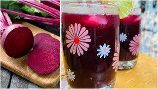 Juice your way to increase Hemoglobin count & Beat the summer with this sweet& spicy Beetroot juice