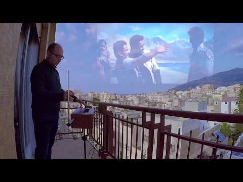 Inno alla gioia al theremin - Beethoven's Ode to Joy from balcony - Anthem of the European Union