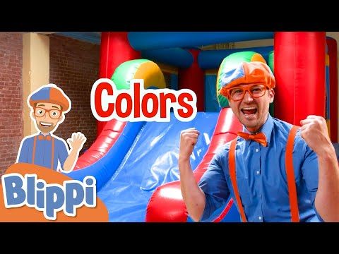 Blippi Learns Colors at Amy's Playground! | Educational Videos For Kids