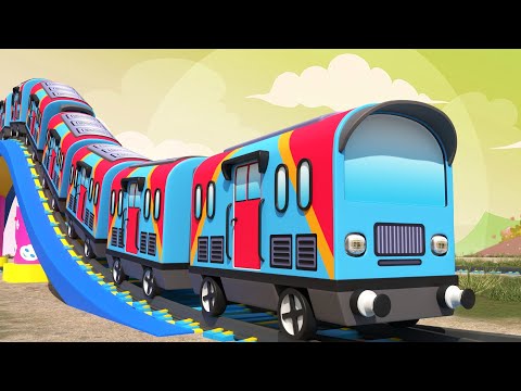 Lego Train Accidently Bogie Split cartoon - Kereta Api Kartun