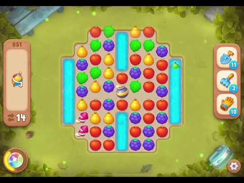 Gardenscapes Level 851