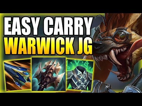 HOW TO PLAY WARWICK JUNGLE & CARRY YOUR SOLO Q GAMES VERY EASILY! - Gameplay Guide League of Legends